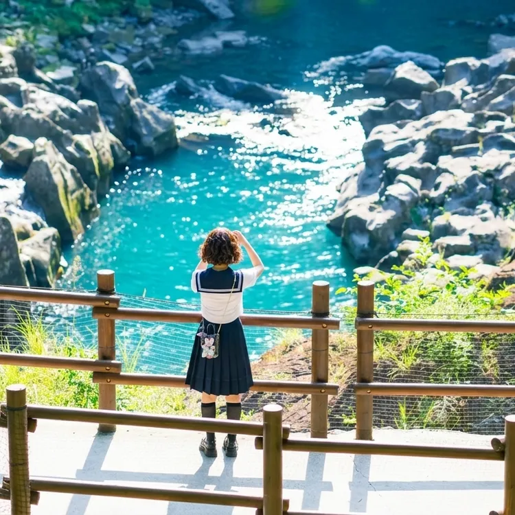 熊本宮崎九州高千穂峡オプショナル遊覧船・天空小火车・阿蘇山草千里