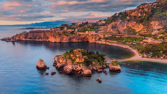 Taormina: Dolphin Tour and Sunset Aperitif Boat Tour