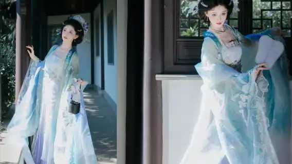 Shanghai Yuyuan Garden Hanfu Photography Experience (Hanfu Rental + Optional Makeup and Styling Hanfu Experience + Optional 1-Hour Photographer Outdoor Hanfu Shoot + Exquisite and Diverse Costumes + High Quality)