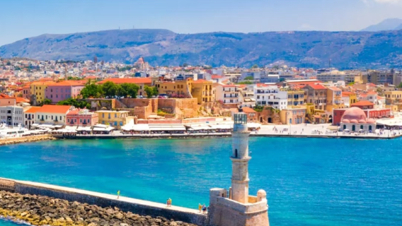 Chania Archaeological Museum + Byzantine Church Collection + Chania Old Town + Old Venetian Harbor Lighthouse