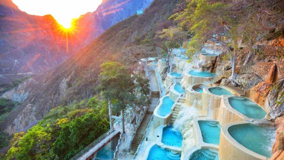 From Mexico City: Exclusive getaway to the Tolantongo caves