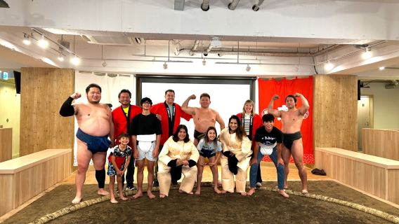 Sumo Paradise Tokyo Ryogoku: Full Experience with Sumo Performance, Chicken Hot Pot & Mochi Pounding (Ages 3–12)
