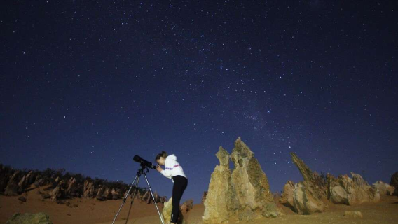 Sternenbeobachtungserlebnis in den Pinnacles in Westaustralien [Abfahrt von Perth inklusive Abendessen]