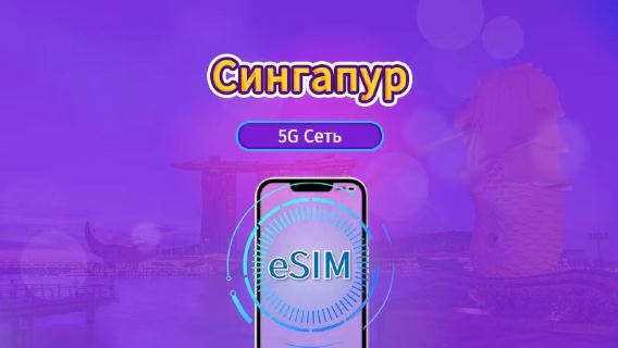 Сингапур|4G/5G eSIM|Ежедневный пакет / Пакет трафика|Трафик сбрасывается раз в 24 часа|1-30 дней|QR-код