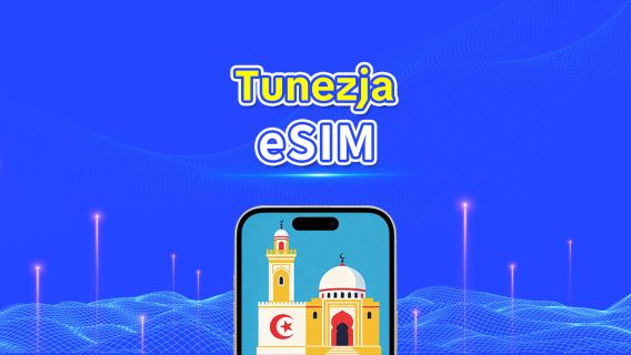 Tunezja eSIM | 5G/4G | Szybki internet | 24 godziny | Wybór dni 1-30 | Kod QR