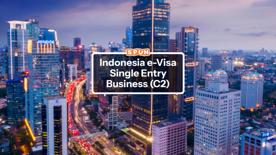 Indonesia E-Visa Single Entry Business (C2) | 60 Days | Refundable
