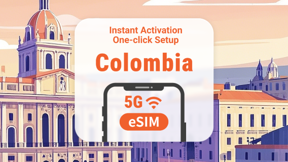 Colombia eSIM | All AI & TikTok | 1–30 Days | QR Code