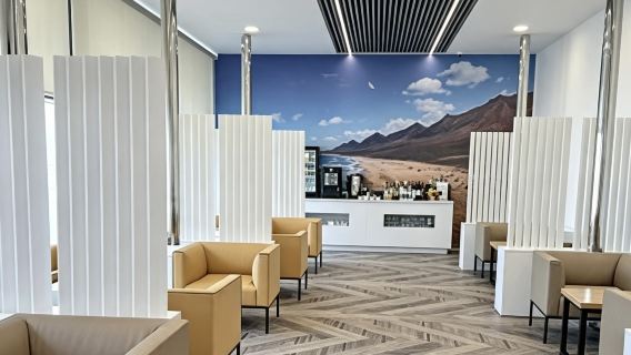 Voucher para o Lounge VIP no Aeroporto de Fuerteventura (FUE), Espanha (Lounge VIP do Aeroporto FUE + Transferência/Descanso/Refeições)
