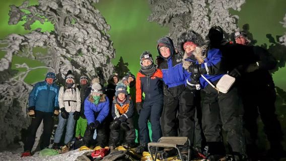Ruka: Evening snowshoe hike