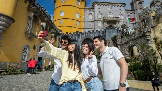 Sintra with Pena Palace, winery tour & wine tasting from Lisbon