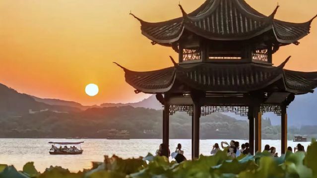 杭州西湖風景名勝區半日遊【純玩ღ雷峰塔+西湖遊船/上門接】