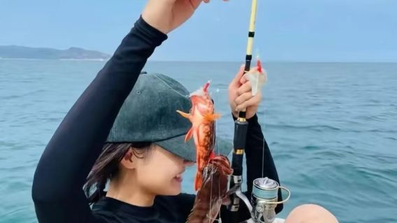 深圳大鵬遊艇出海專業海釣艇|資深船長｜可選上午/下午可共船|可包船）自營艇|免費提供魚竿魚餌