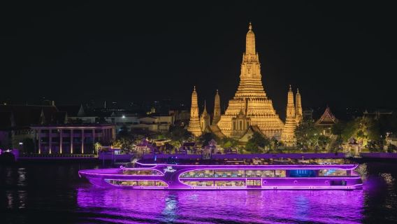 Bangkok Chao Phraya River Cruise+Buffet+Show/Opulence/White Orchid/Royal Galaxy/Carviwal/Sawasdee