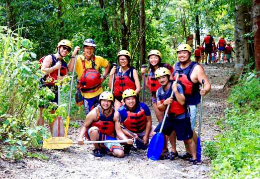 Cairns Barron River Rafting half-day tour [hot tea & coffee | optional hotel transfers | adventure game] AUD 123.96
