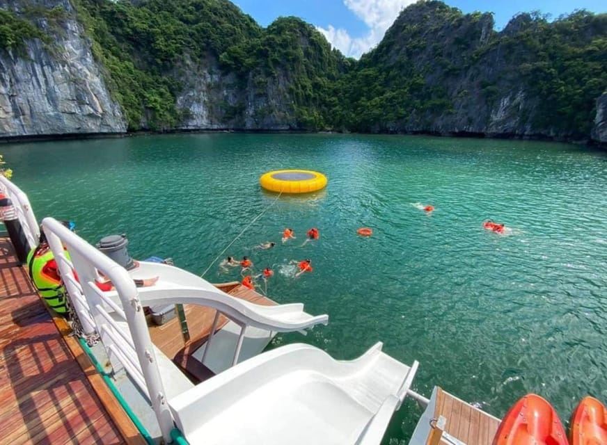 5-Star Ha Long & Lan Ha Day Cruise with Waterslide & Lunch