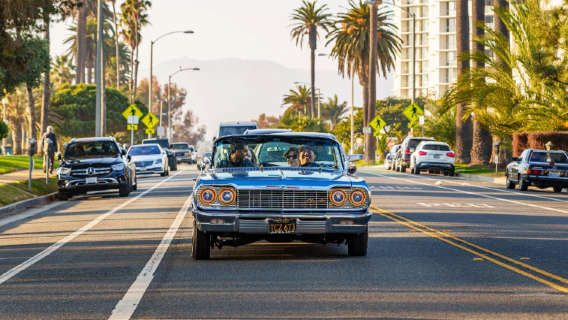 Lawatan Kereta Rendah Laluan Emas Los Angeles