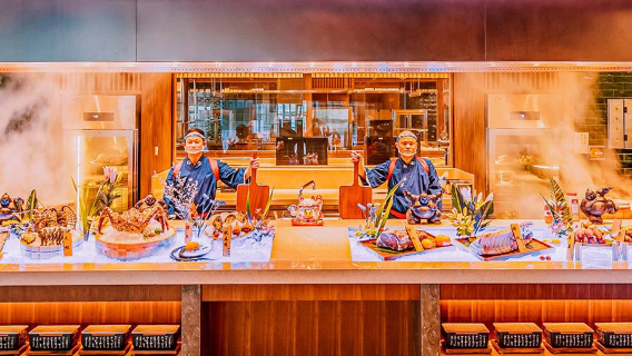 Buffet en el Hotel Nave Espacial de Zhuhai - Desayuno/almuerzo/cena buffet en el Restaurante Marinero del Hotel Nave Espacial de Chimelong en Zhuhai
