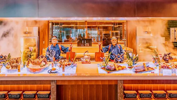 [Bữa tiệc tự chọn tại khách sạn] Bữa sáng/trưa/tối tự chọn tại Nhà hàng Thủy thủ, Khách sạn Trường Long Chu Hải