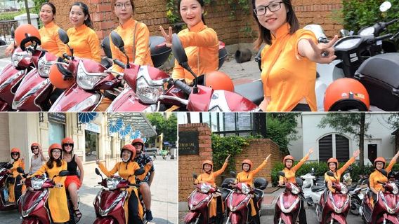 Motorradtour durch Hanoi unter weiblicher Führung: Halbtagestour durch Hanoi