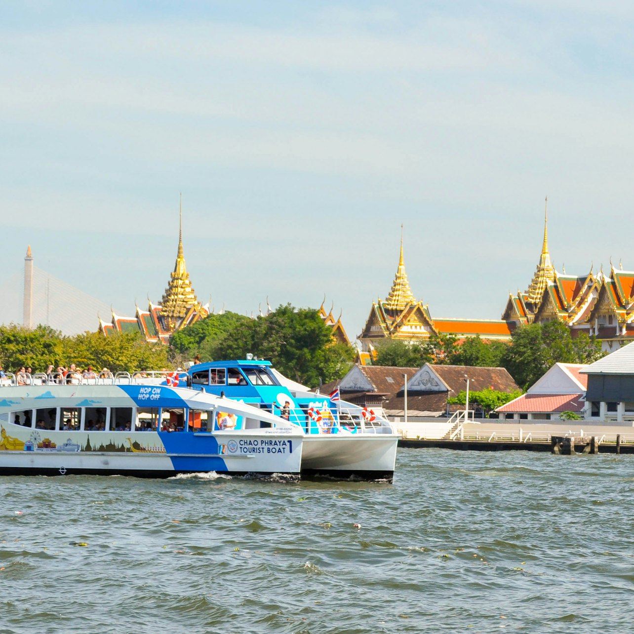 Hop-on Hop-off Boat Chao Phraya River: 1-Day Pass