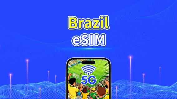 eSIM Brazil | 5G/4G | Pakej Data Harian/Total | 1–30 hari | Pengebilan 24 Jam | Kod QR
