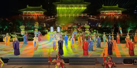 洛陽古墓博物館(含票講解)+鳳舞神都演出(贈九洲池門票)