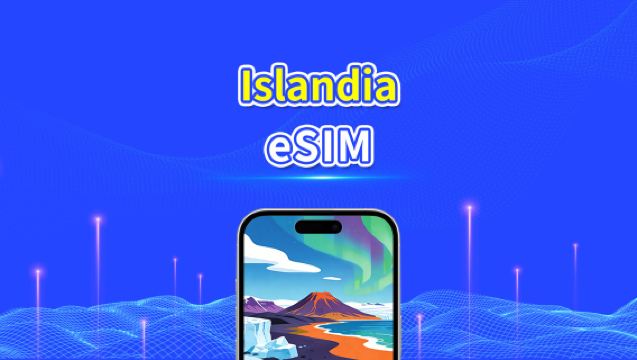 eSIM Islandia | Data Kecepatan Tinggi | 5G/4G | Paket Harian/Data | 24 Jam | 1-30 Hari | Kode QR