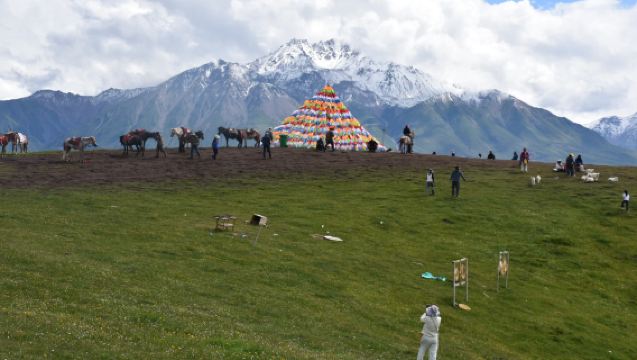 Lawatan Sehari ke Padang Rumput Qilian + Gunung Zhuor/Gunung Niuxin (Pengangkutan Percuma dari Bandar, Berlepas dengan 2 Orang)