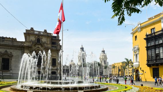 Peru Lima + Muzium Emas + Pusat Sejarah Lima + Tapak Arkeologi Pucllana [Sewaan Peribadi Bandar]