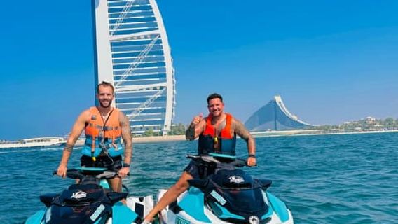Dubai Jet Ski: Visit to Burj Al Arab and Atlantis with photos and videos