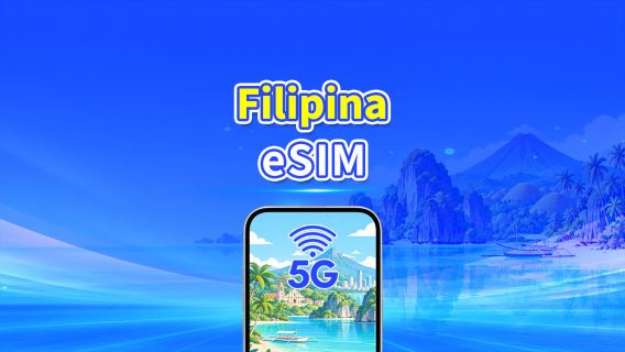 Filipina 4G/5G eSIM | Paket Data Harian/Total | 1–30 Hari | Penagihan 24 Jam | Kode QR