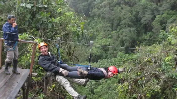 Canopy Ziplining in Puntzan Adventure Park