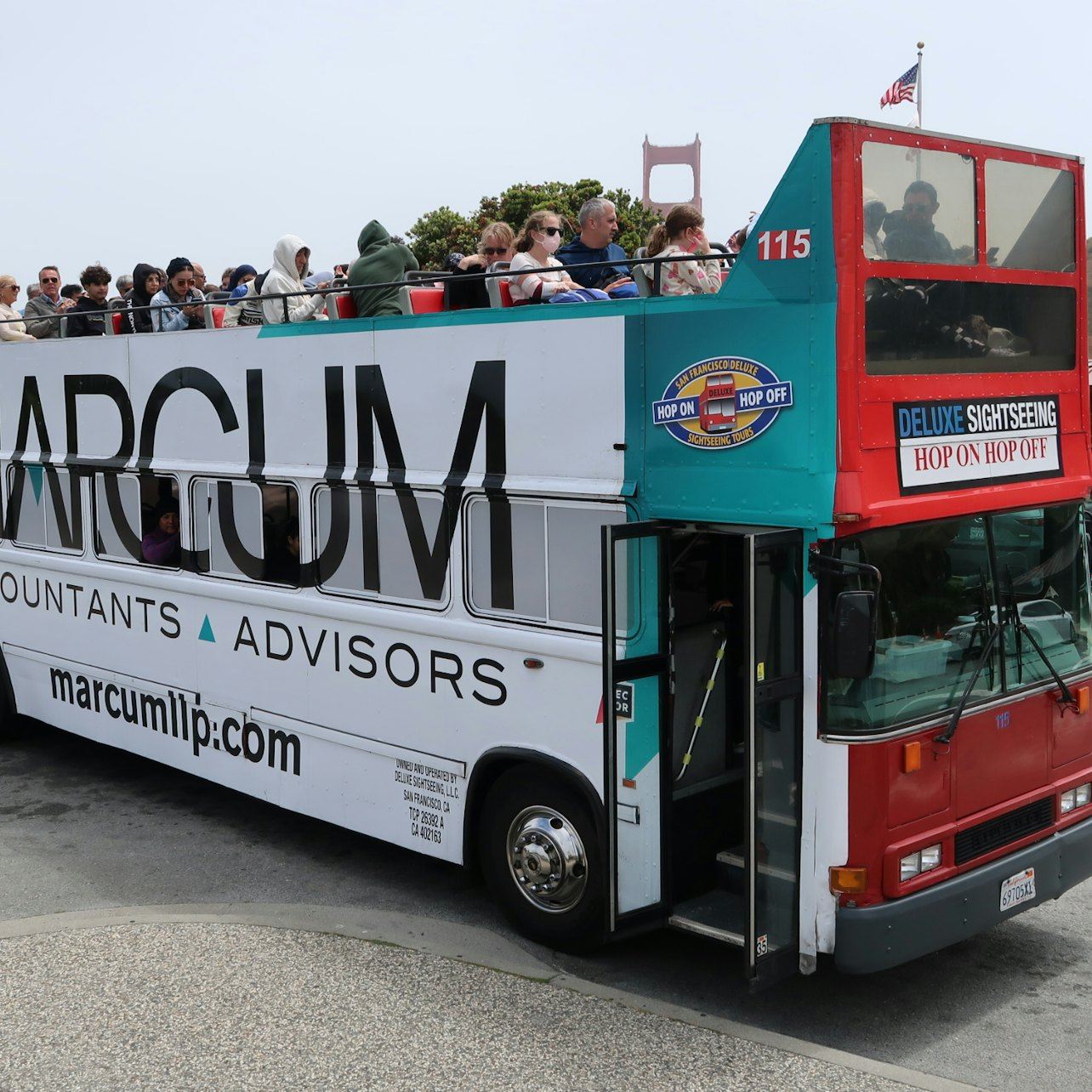 San Francisco: Hop-on Hop-off-Stadtrundfahrt durch die Innenstadt