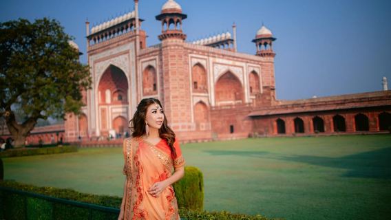 Excursión de un día al Taj Mahal y Agra en coche desde Delhi