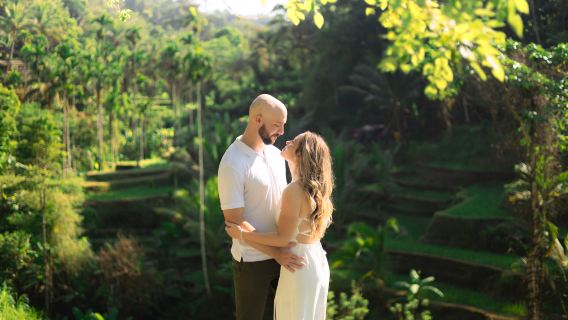 Ubud: Reisterrassen, Affenwald, Wasserfall Privatgruppe