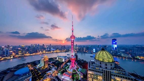 Shanghai Oriental Pearl Radio & Television Tower Two-Sphere Combo Ticket + Buffet (Enjoy panoramic views of Shanghai from the two spheres + savor a refined buffet + high-altitude sightseeing + leisurely exploration)