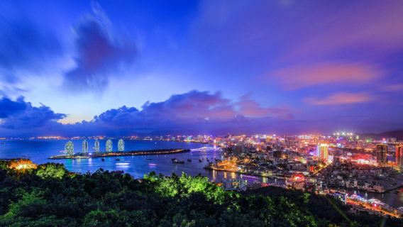 Sanya, Hainan - Excursion d'une journée en voiture avec chauffeur : Île de l'Ouest, Ville de Tianya, Baie de Yalong et Promenade des Cocotiers