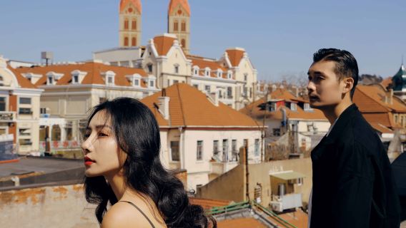 忠県の旅フォト【浜江公園ウェディングフォトミニムービー空撮/結婚式フォローアップ撮影/】