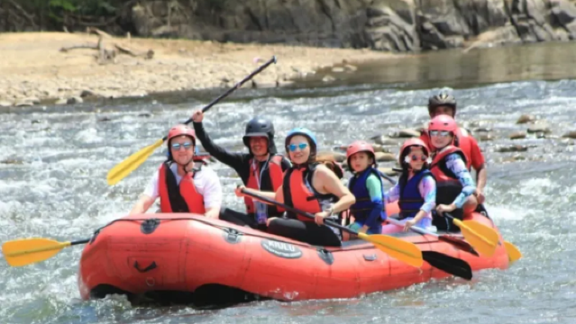 Pengembaraan arung jeram selesa Sungai Kiulu Sabah Tahap 1-2 | Pilihan hutan bakau | Bufet tengah hari