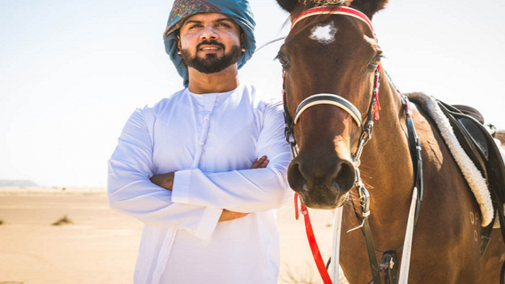 アブダビ乗馬体験