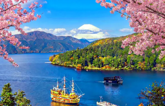 箱根大涌谷+富士山山中湖一日遊【9人小團|可選酒店接送/箱根水陸巴士|中文服務|純玩無購物】