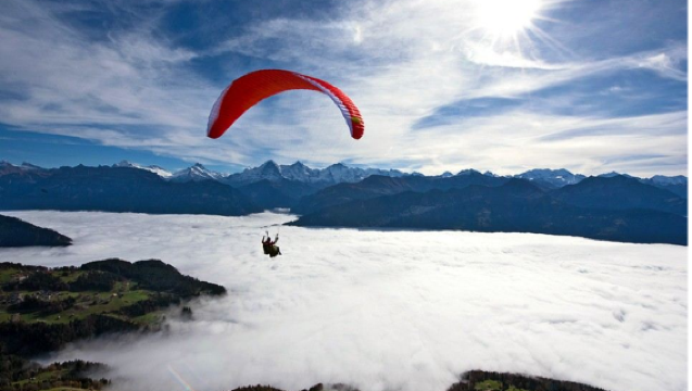 峨眉山市蒲公英滑翔傘俱樂部+峨眉山滑翔傘飛行體驗【峨眉山滑翔傘+贈送GoPro攝影+專業教練】