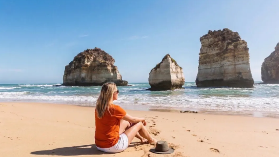 Lawatan Sehari di Great Ocean Road + Twelve Apostles, Melbourne [Laluan Songsang Tanpa Silau] (Pemandu Berbahasa Cina)
