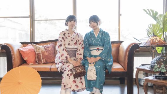 Kimono rental ishidan biyori - kimono experience with 3 hr matcha dessert package
