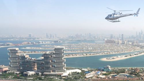 Falcon heli Dubai palm island atl helicopter - join-in/charter optional 2