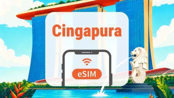 Singapura eSIM | Todos os AI & TikTok | 1–30 Dias | Código QR