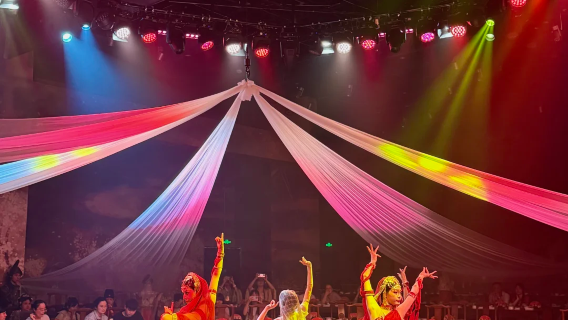 Hangzhou Xu Feast - All nations paying tribute to the grand Tang dynasty imperial dining show, enjoy music and dance with royal cuisine, optional ancient-style makeup