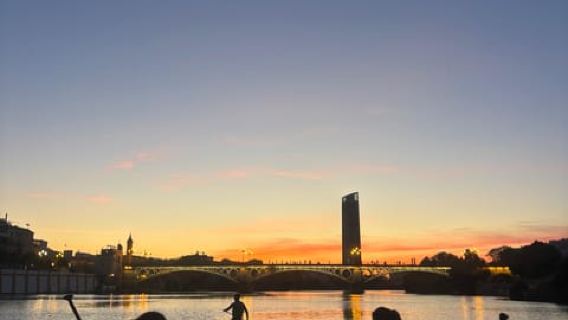 Seville: Sunset and Evening Paddle Boarding Tour
