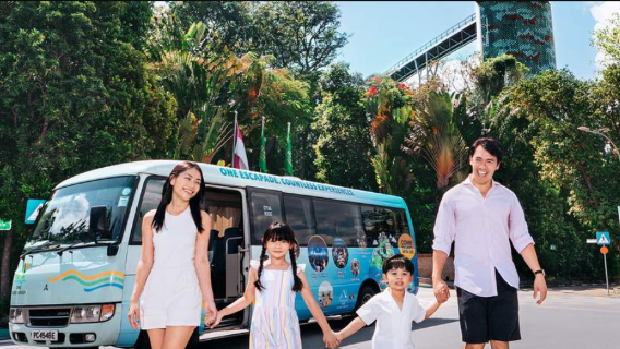 Bus turístico de Sentosa, Singapur: visita guiada de 2 horas por Sentosa