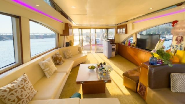 【惠州遊艇出海】惠州合正東部灣82英尺千萬級豪華三層遊艇包船出海